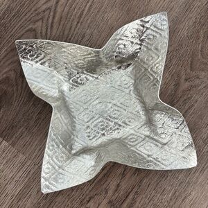 Atelier Chaudron Val David Silver Decorative Pewter Trinket Bowl/Candy Dish